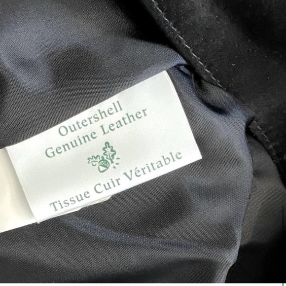 Vintage Danier Black Suede Button Front Light Jacket 90s Blazer S - Picture 7 of 13